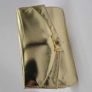Le Jule Gold Clutch